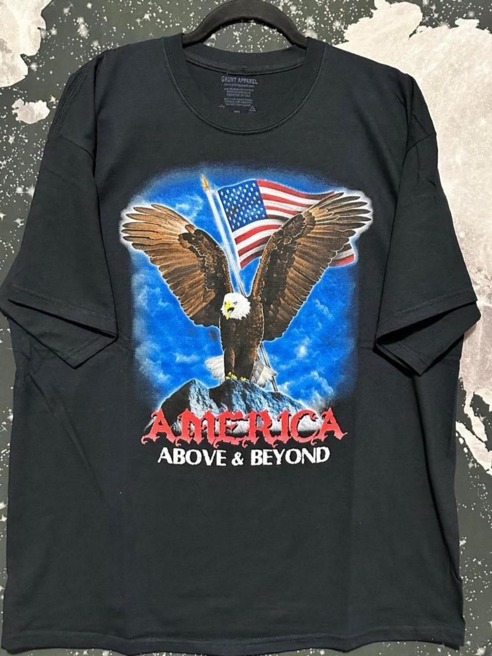 America Above & Beyond Patriotic Eagle Shirt